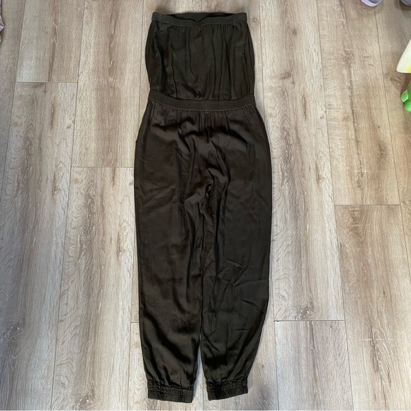 Aritzia Sunday Best Tabata jumpsuit strapless olive green small - Picture 9 of 9
